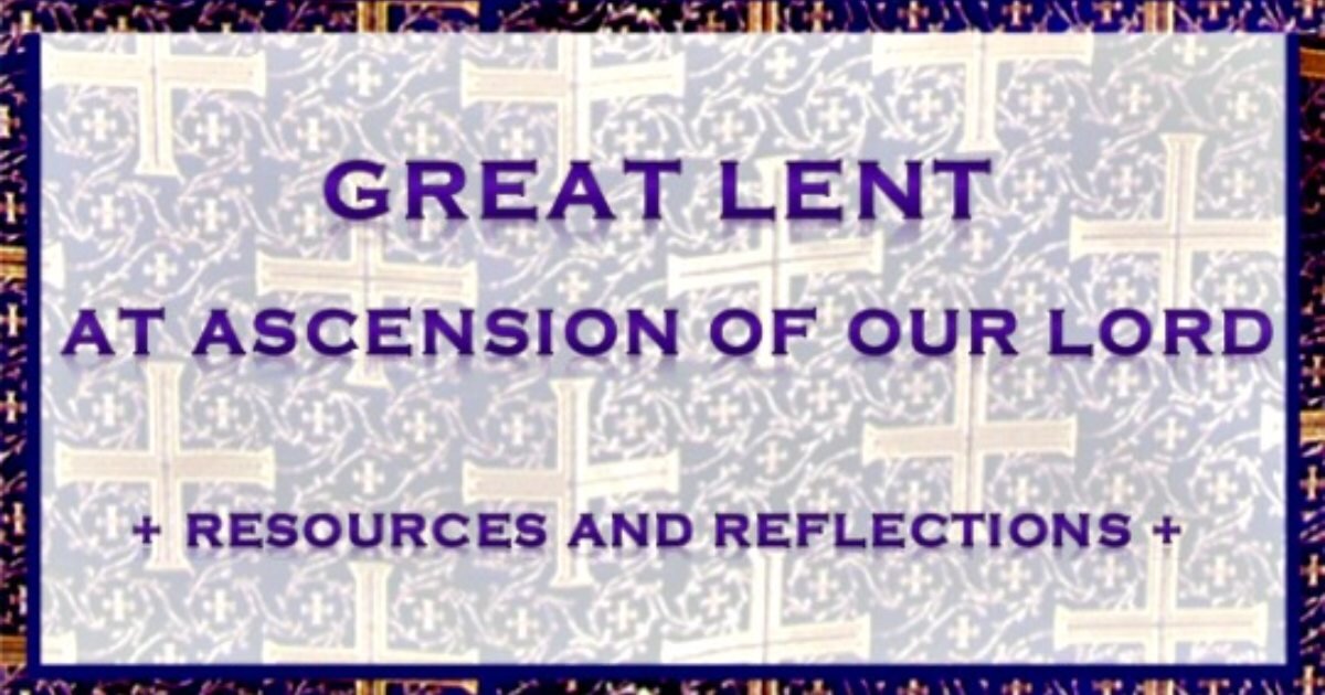 Great & Holy Lent